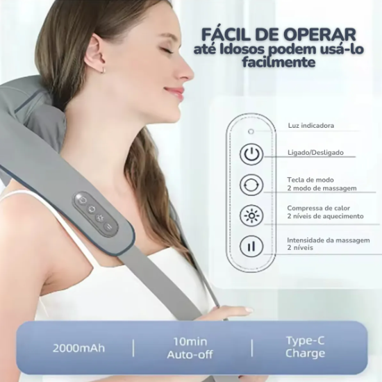 Massageador RelaxPro | Dores Aliviadas e Relaxamento Terapêutico